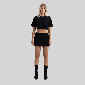 ANDRETTI CROP TOP BLACK | Monastery Couture